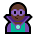 🦹🏿‍♂️ man supervillain: dark skin tone display on Windows